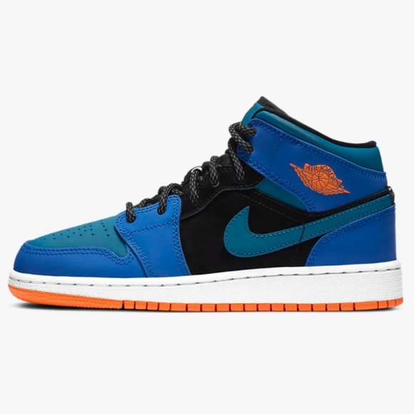blue green jordan 1